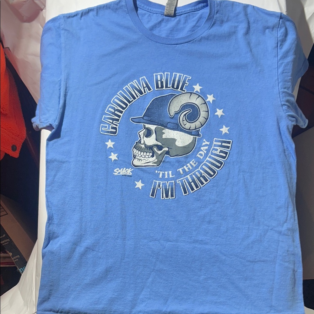 UNC Tar Heels ‘Carolina Blue ‘Til The Day I’m Through’ Graphic Tee